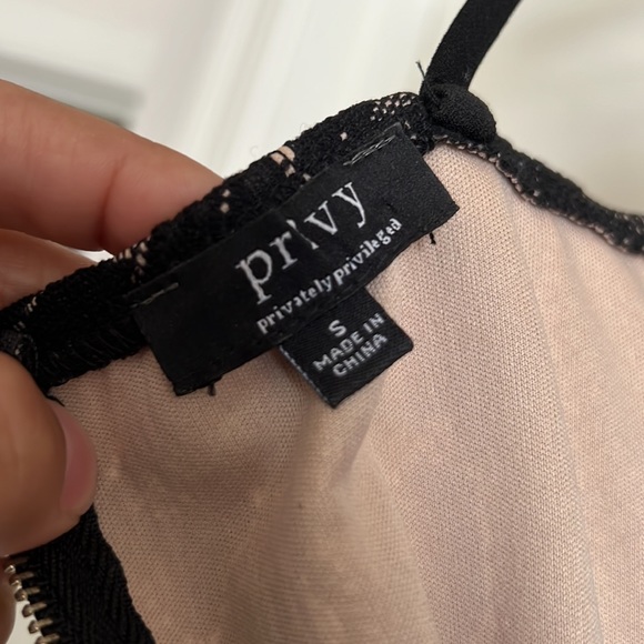 Privy black/tan mini dress size small - Picture 3 of 5